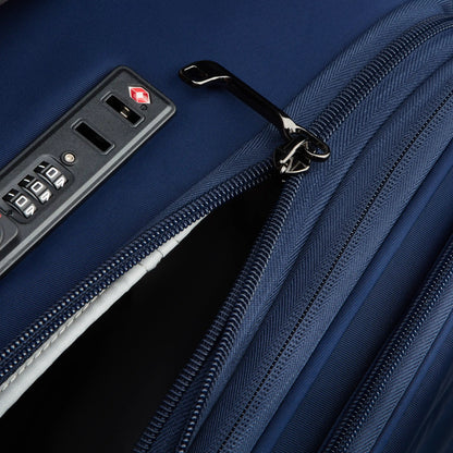 Delsey CRUISE 3.0 - Softside Carry-On Plus Expandable Spinner - Deep Sea Navy