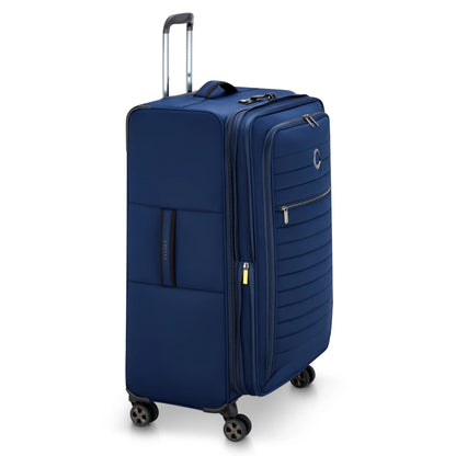 Delsey CRUISE 3.0 - Softside Large Expandable Spinner - Deep Sea Navy