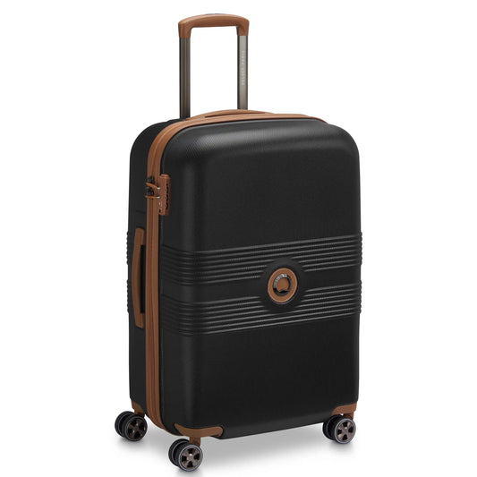 Delsey FLANERIE SE - Medium Spinner - Black/Brown