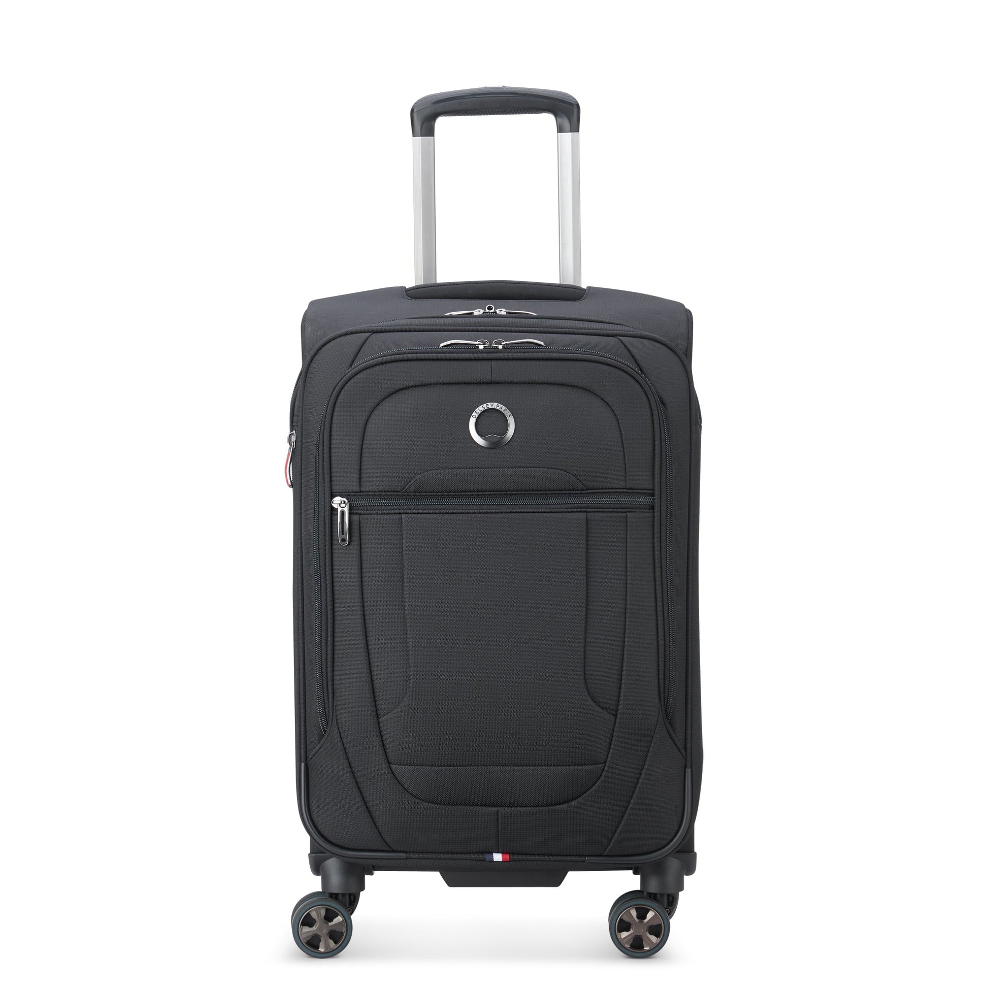 Delsey Helium DLX - Carry-On Plus Expandable Spinner - Black