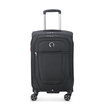 Delsey Helium DLX - Carry-On Plus Expandable Spinner - Black