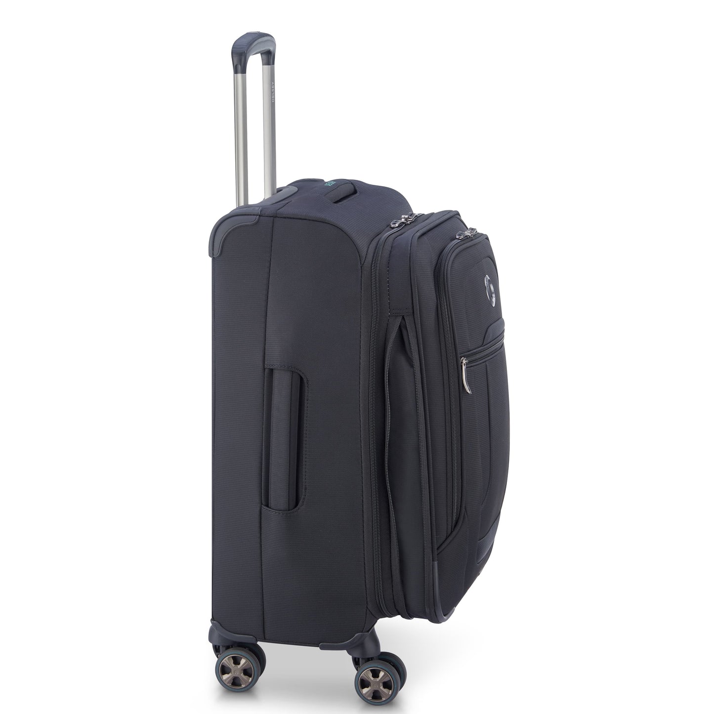 Delsey Helium DLX - Carry-On Plus Expandable Spinner - Black