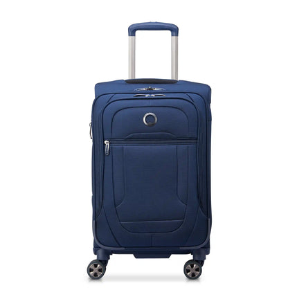 Delsey Helium DLX - Carry-On Plus Expandable Spinner - Navy