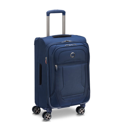 Delsey Helium DLX - Carry-On Plus Expandable Spinner - Navy