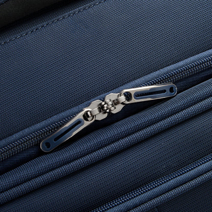 Delsey Helium DLX - Carry-On Plus Expandable Spinner - Navy
