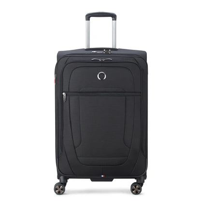Delsey Helium DLX - Medium Expandable Spinner - Black