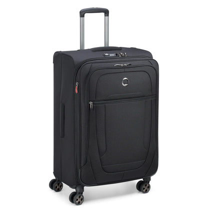 Delsey Helium DLX - Medium Expandable Spinner - Black