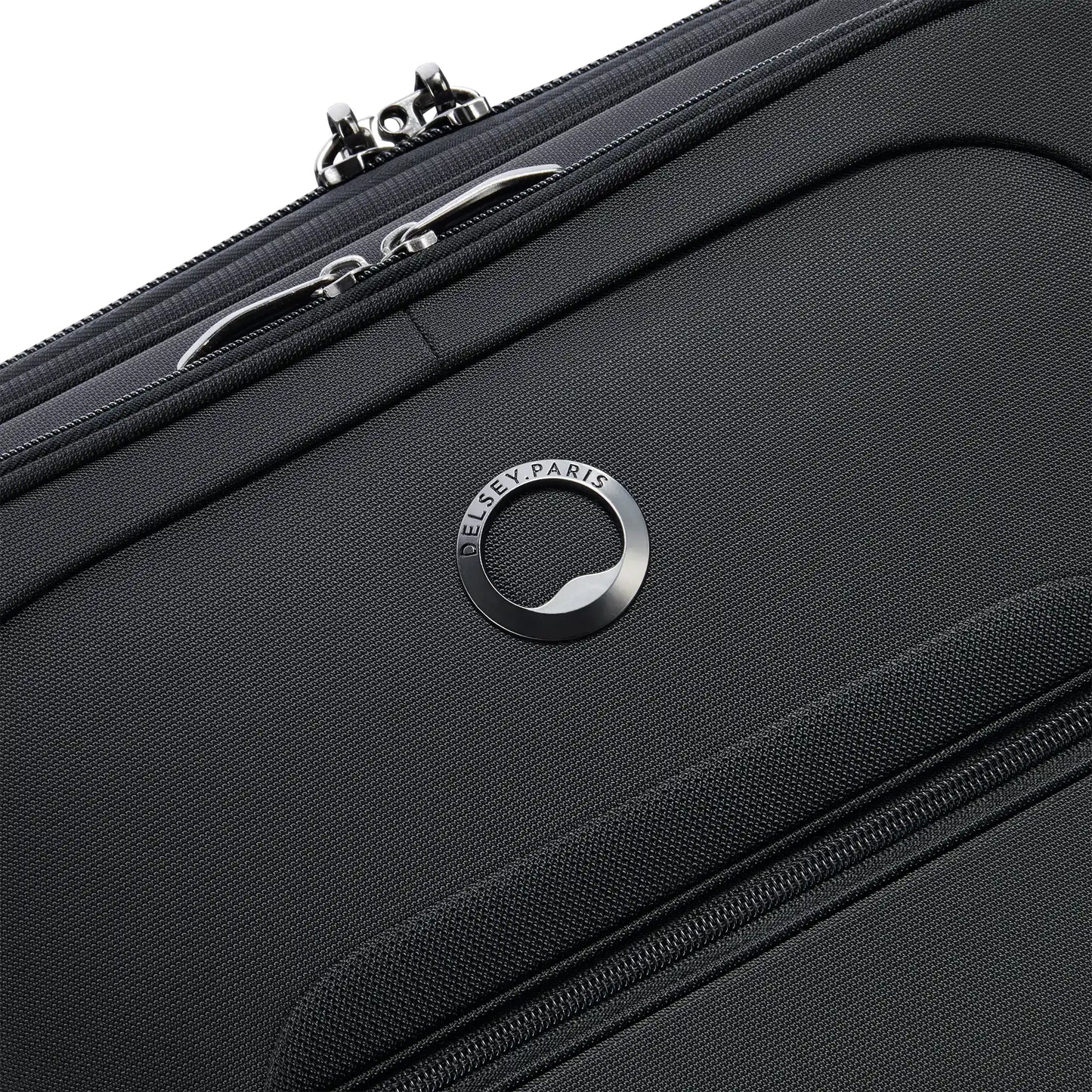 Delsey Helium DLX - Carry-On Plus Expandable Spinner - Black