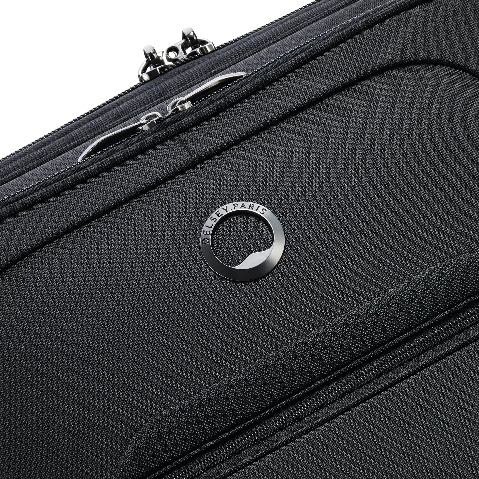 Delsey Helium DLX - Carry-On Plus Expandable Spinner - Black