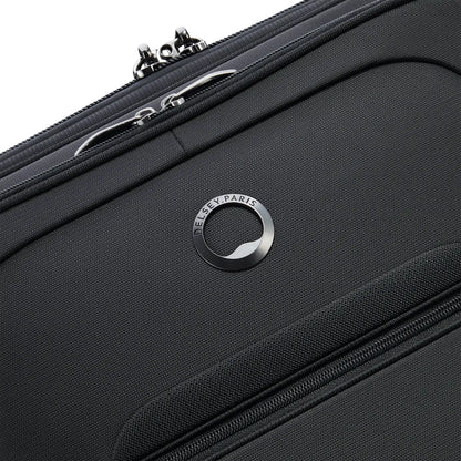 Delsey Helium DLX - Carry-On Plus Expandable Spinner - Black