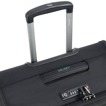 Delsey Helium DLX - Medium Expandable Spinner - Black