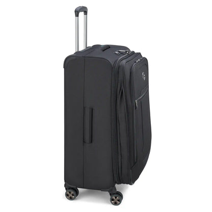 Delsey Helium DLX - Medium Expandable Spinner - Black