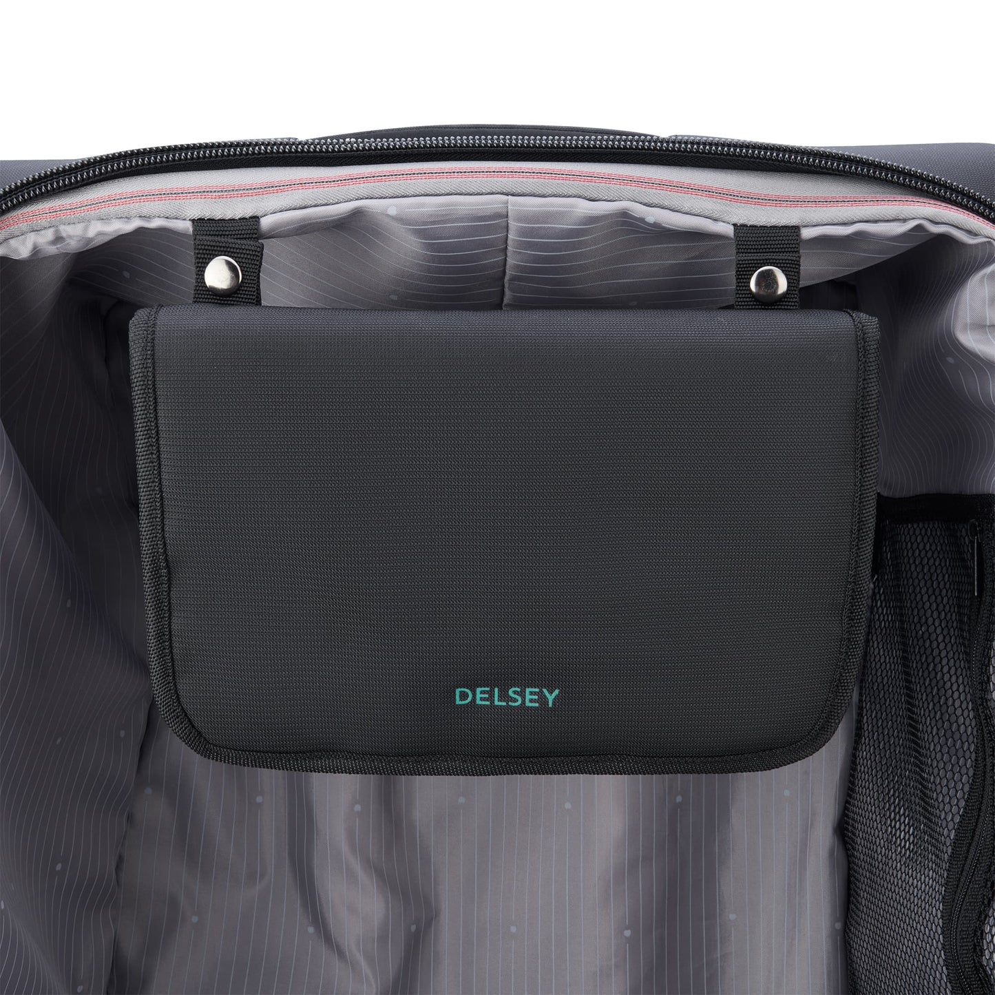 Delsey Helium DLX - Medium Expandable Spinner - Black
