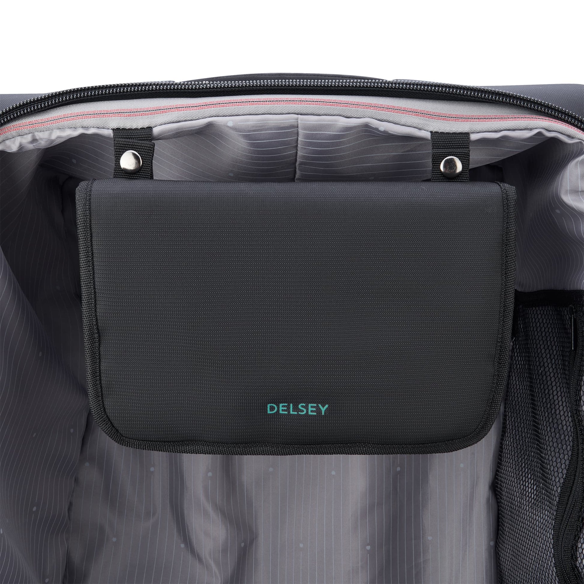 Delsey Helium DLX - Medium Expandable Spinner - Black