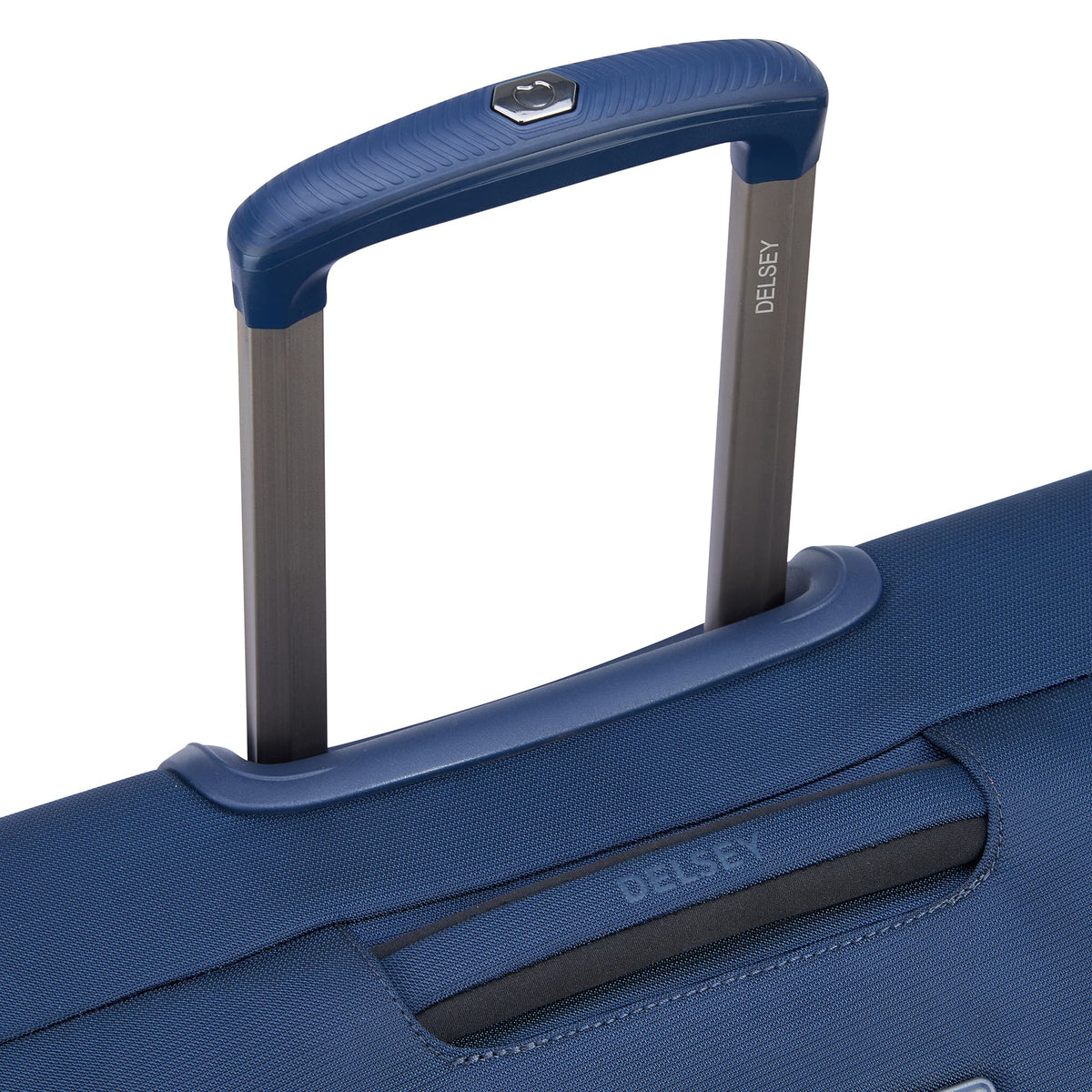 Delsey Helium DLX - Medium Expandable Spinner - Navy