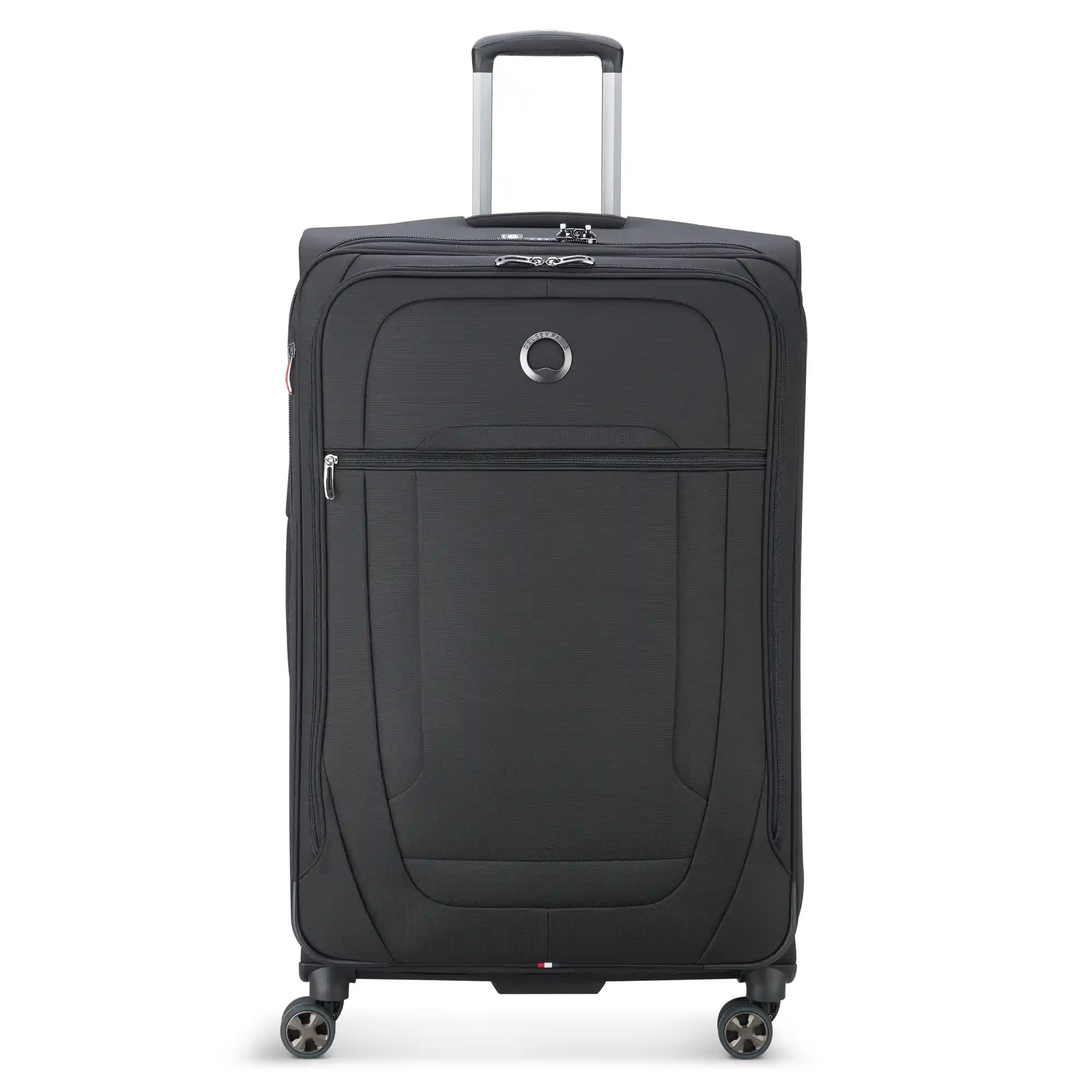 Delsey Helium DLX - Large Expandable Spinner - Black