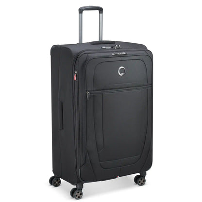 Delsey Helium DLX - Large Expandable Spinner - Black