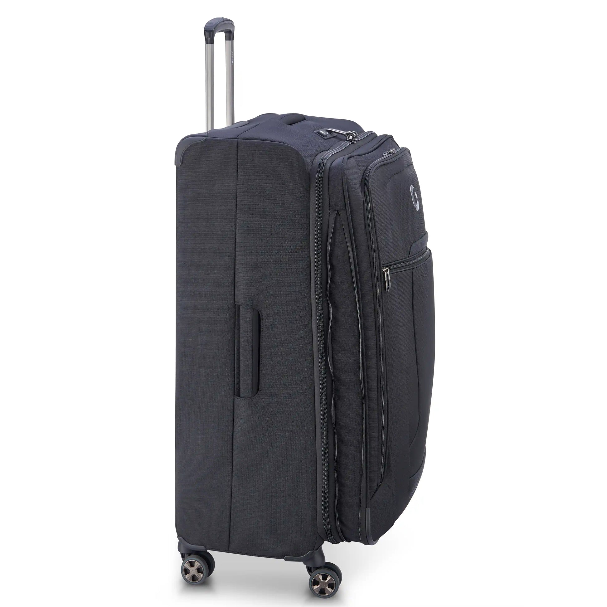 Delsey Helium DLX - Large Expandable Spinner - Black