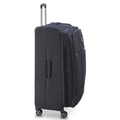 Delsey Helium DLX - Large Expandable Spinner - Black