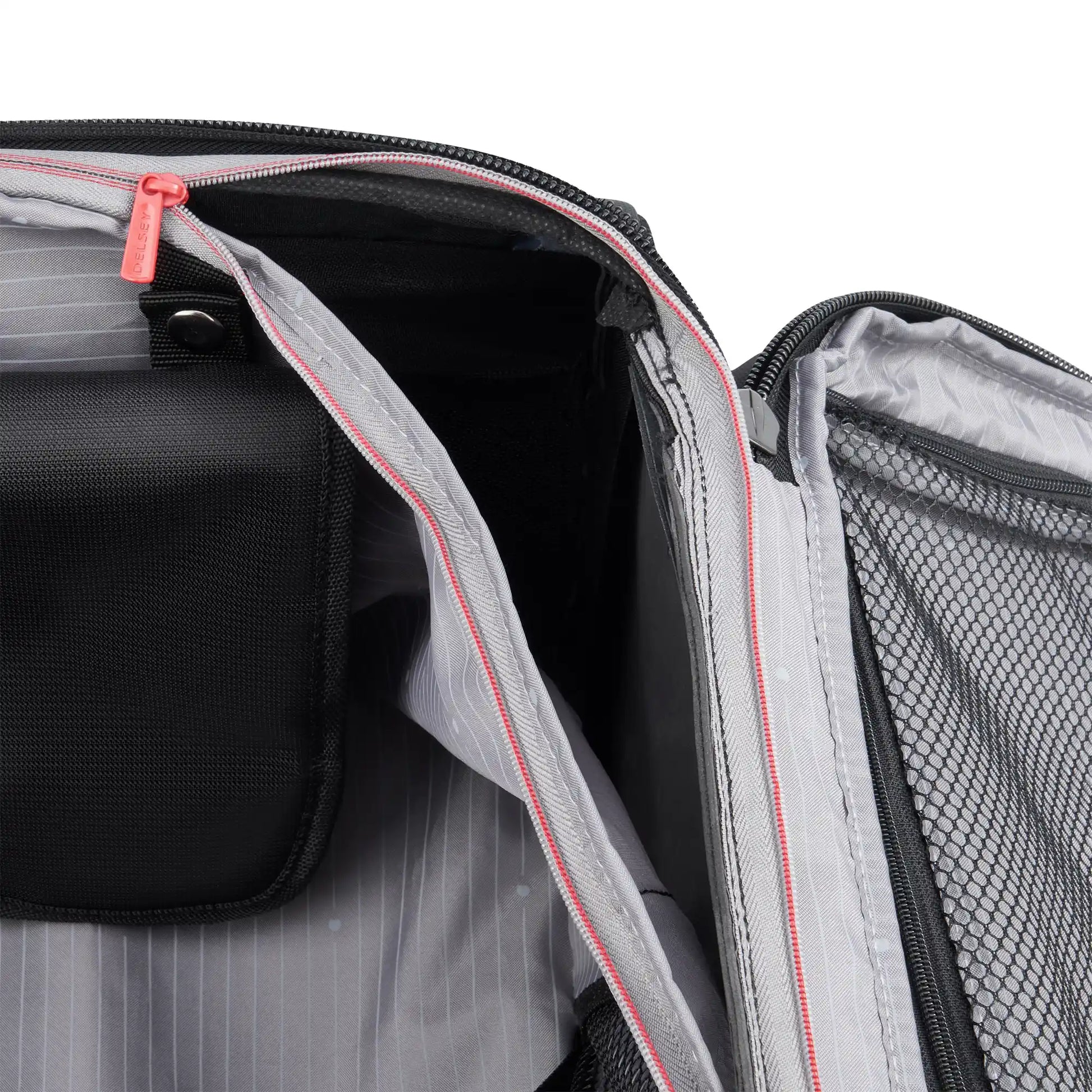 Delsey Helium DLX - Large Expandable Spinner - Black