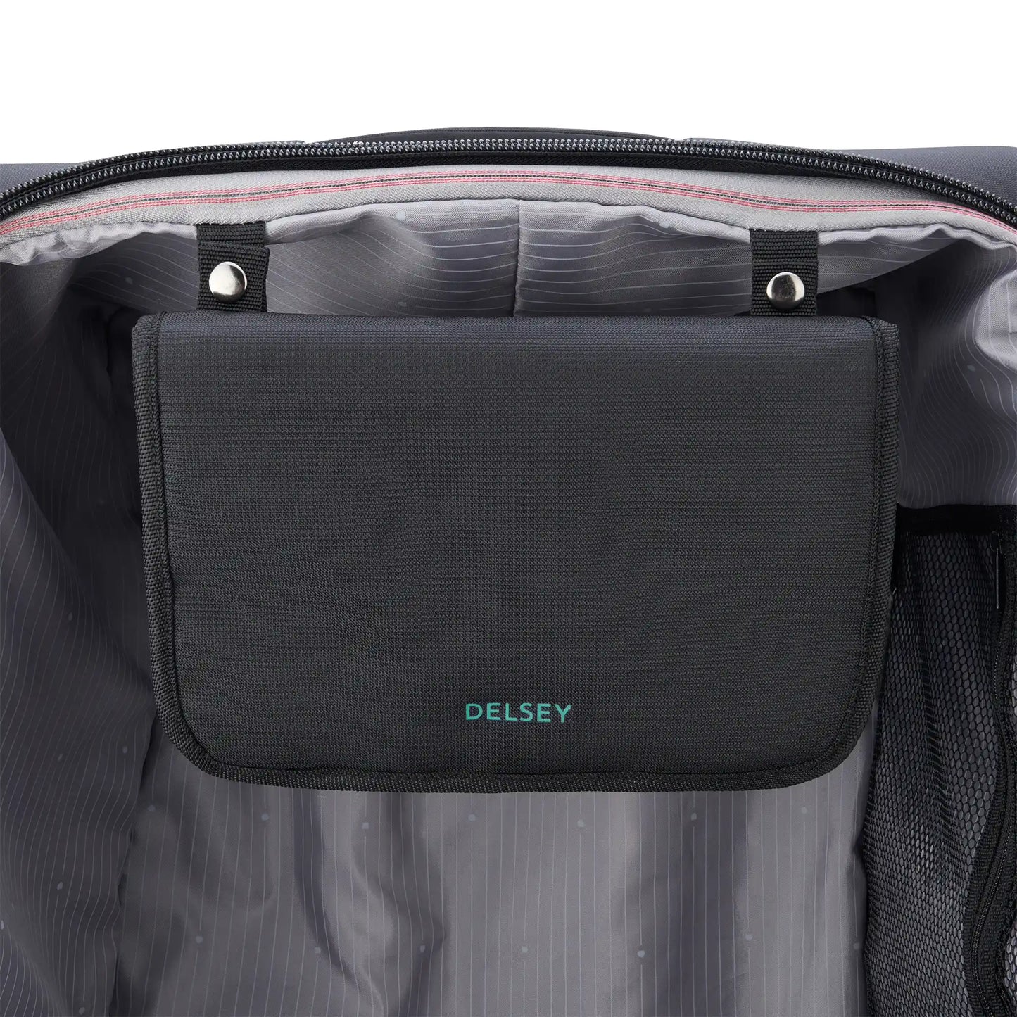 Delsey Helium DLX - Large Expandable Spinner - Black