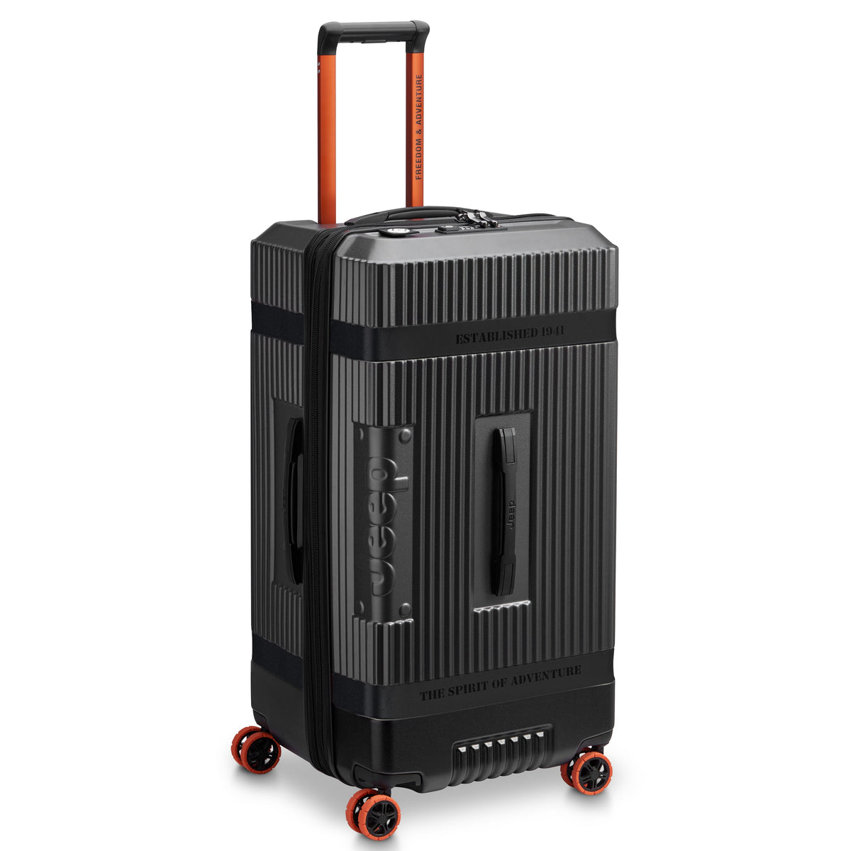Delsey Jeep JH001A - Large Trunk Expandable Spinner - Anthracite