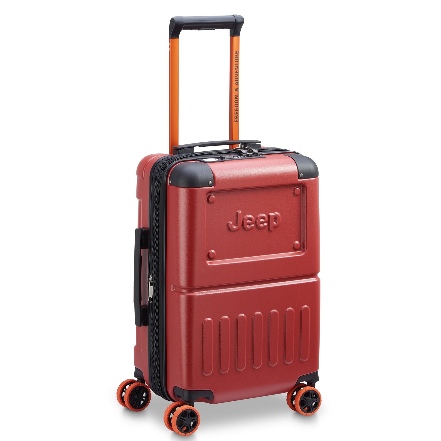 Delsey Jeep JH002B - Expandable Carry-On Spinner - Chili Pepper Red