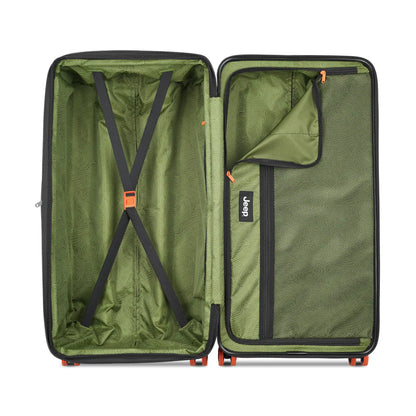 Delsey Jeep JH002B - Large Expandable Spinner Trunk - Black