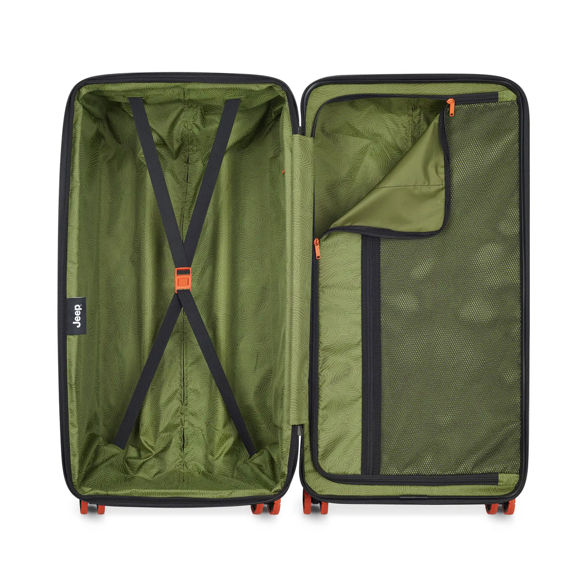Delsey Jeep JH002B - Large Expandable Spinner Trunk - Warm Sand