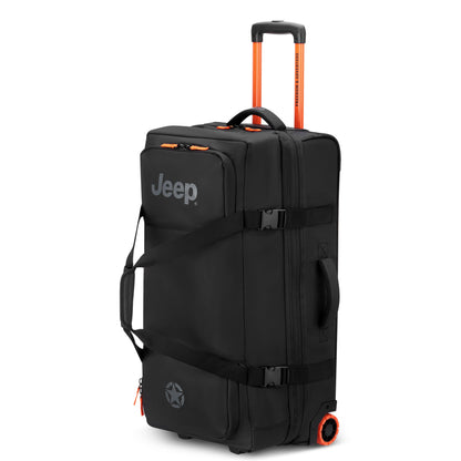 Delsey Jeep JS005A - Large Rolling Duffel Bag - Black