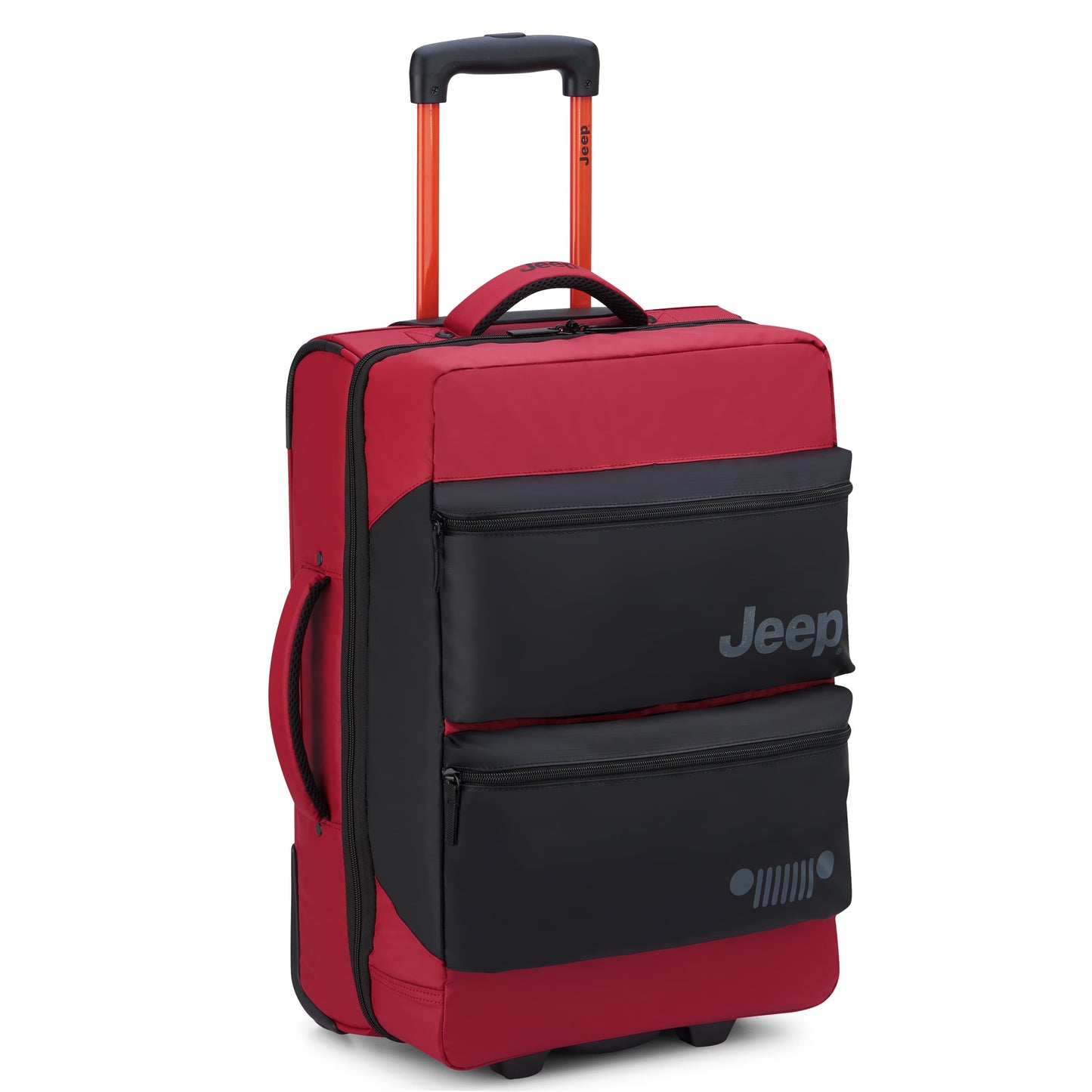 Delsey Jeep JS006B - Small Rolling Duffel Bag - Tomato Red