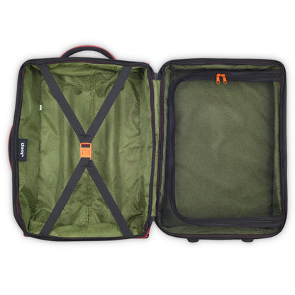Delsey Jeep JS006B - Small Rolling Duffel Bag - Tomato Red