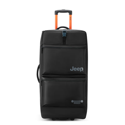 Delsey Jeep JS006B - Large Rolling Duffel Bag - Black