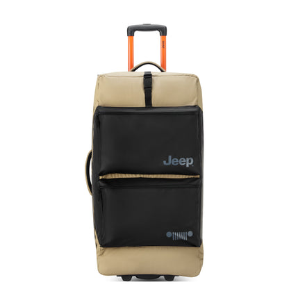 Delsey Jeep JS006B - Large Rolling Duffel Bag - Warm Sand