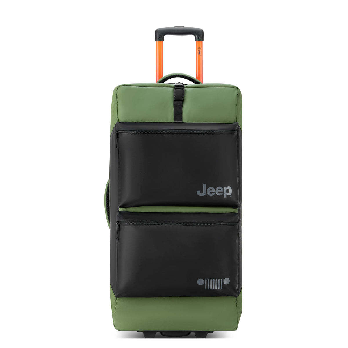 Delsey Jeep JS006B - Medium Rolling Duffel Bag - Elm Green