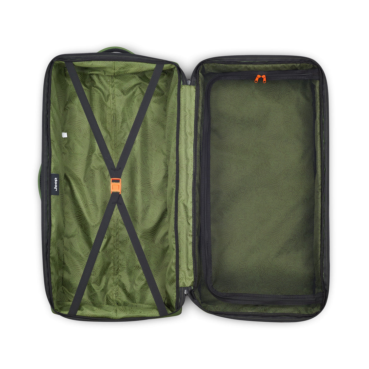 Delsey Jeep JS006B - Medium Rolling Duffel Bag - Warm Sand