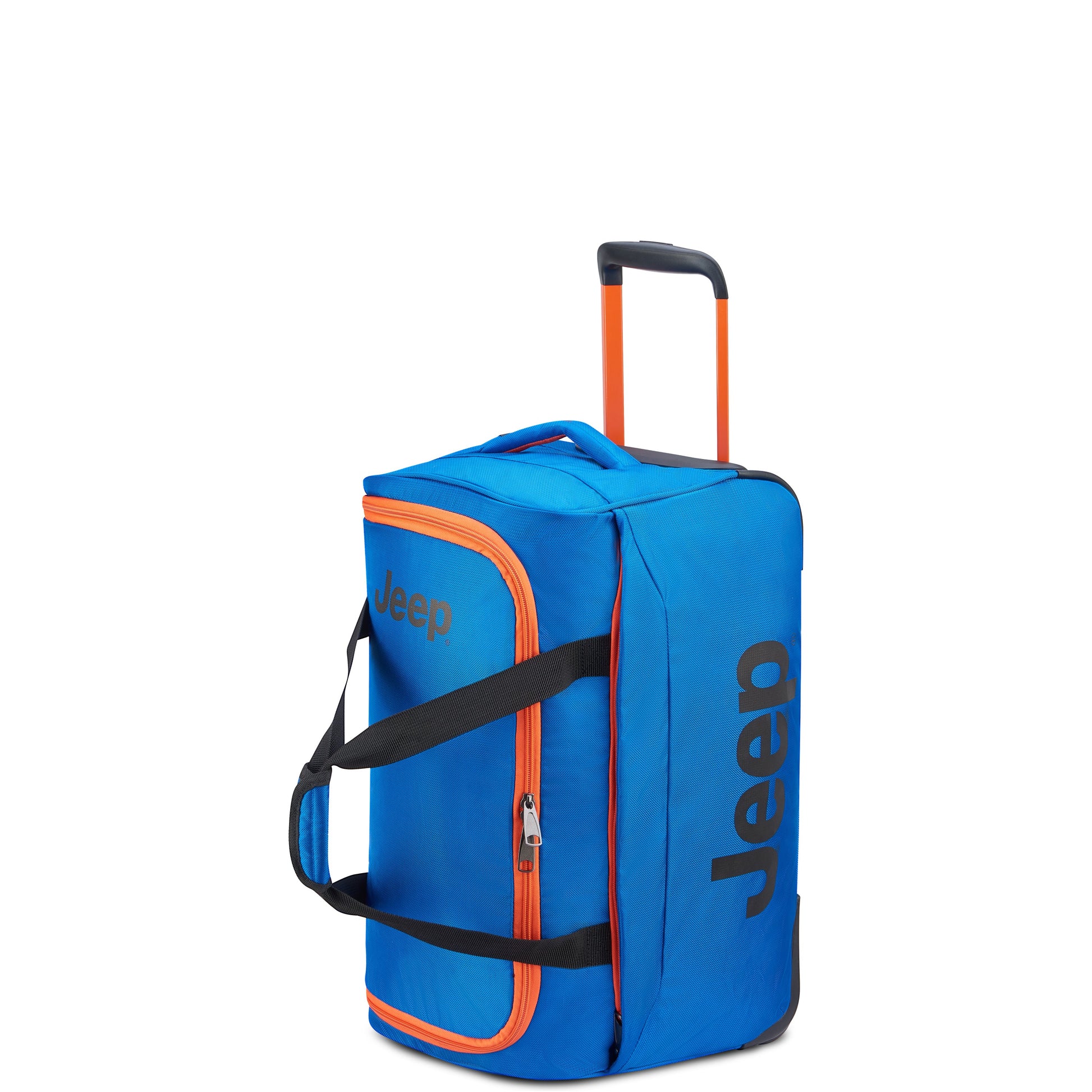Delsey Jeep JS009D - Carry-On Rolling Duffel Bag - Bright Blue