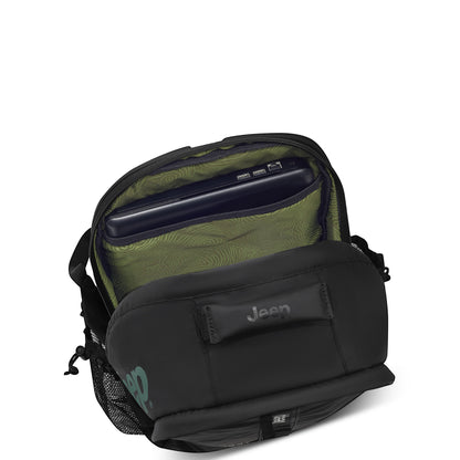 Delsey Jeep JS011B - Versatile Laptop Backpack - Black