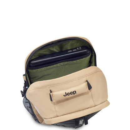 Delsey Jeep JS011B - Versatile Laptop Backpack - Warm Sand