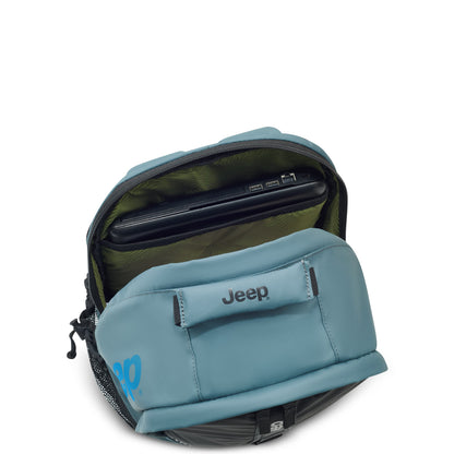 Delsey Jeep JS011B - Versatile Laptop Backpack - Light Blue