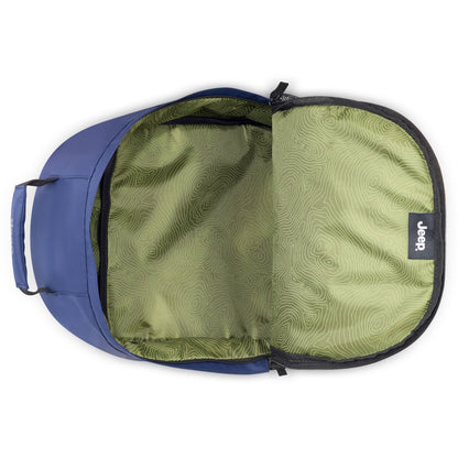 Delsey Jeep JS012C - Dual Material Laptop Backpack - Peacoat Navy