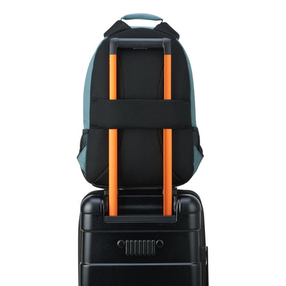 Delsey Jeep JS012C - Dual Material Laptop Backpack - Light Blue