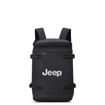 Delsey Jeep JS013C - Cylindrical Laptop Backpack - Black