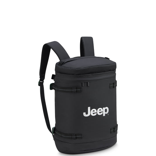 Delsey Jeep JS013C - Cylindrical Laptop Backpack - Black