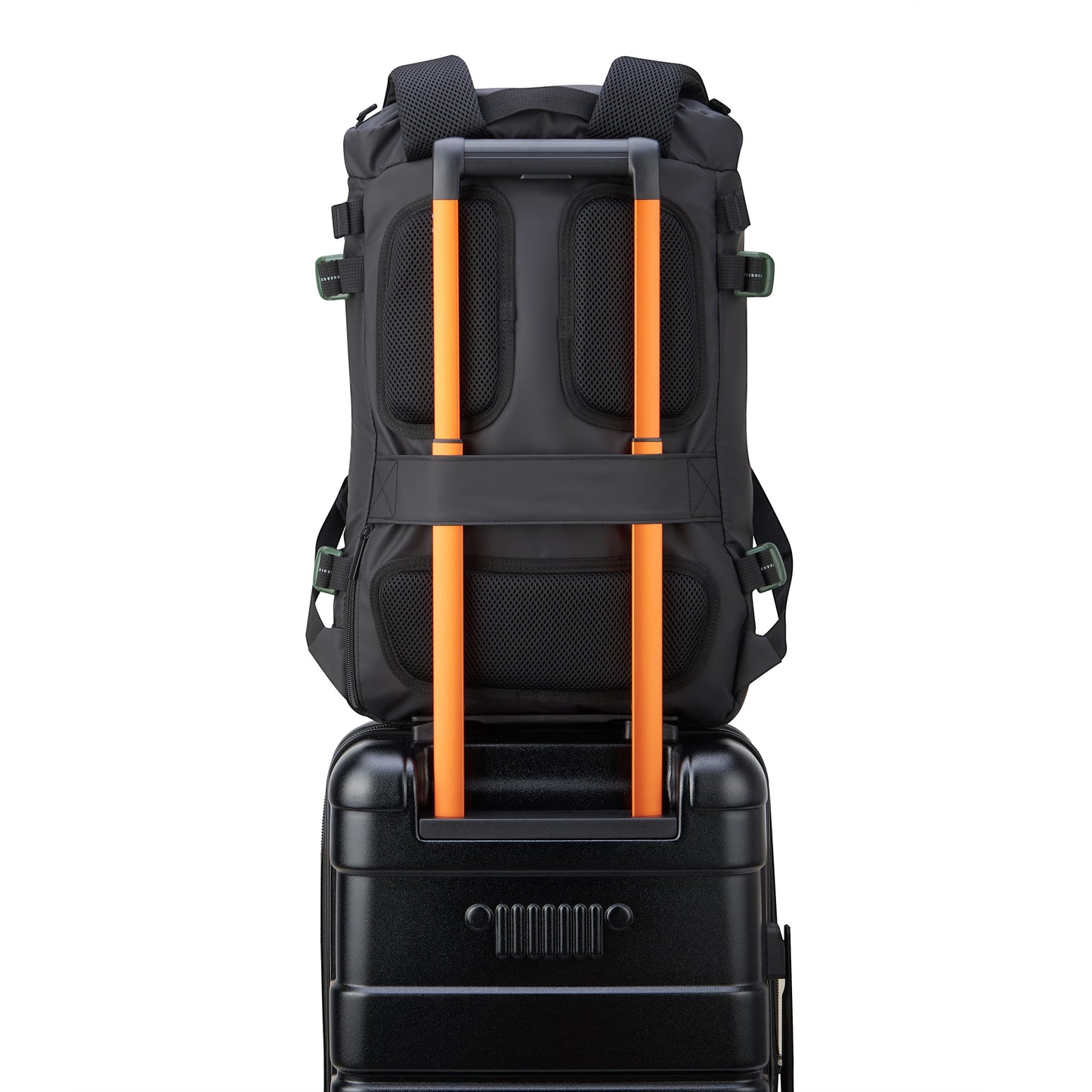 Delsey Jeep JS013C - Cylindrical Laptop Backpack - Black