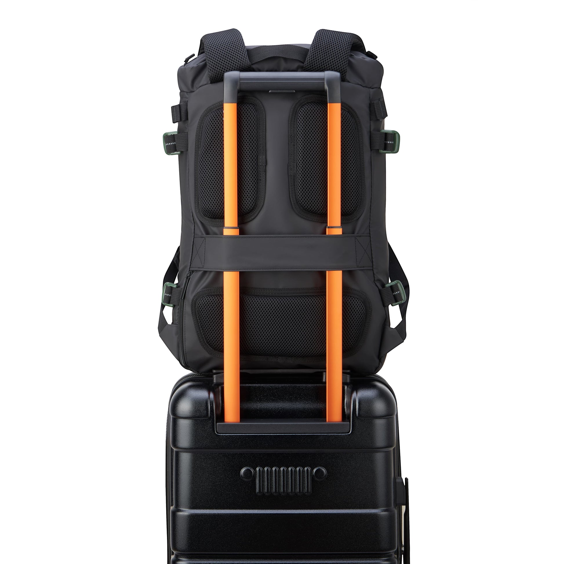 Delsey Jeep JS013C - Cylindrical Laptop Backpack - Black