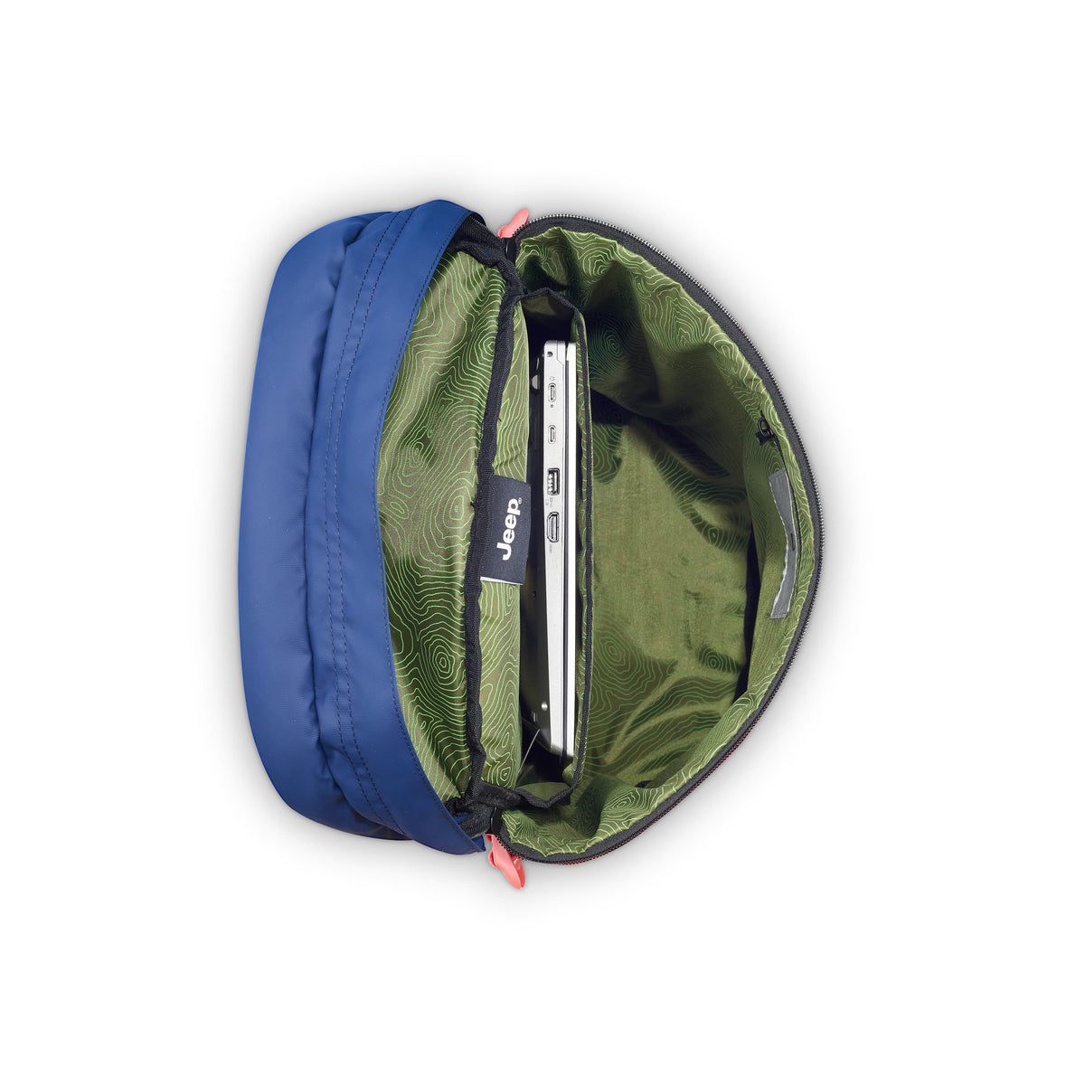 Delsey Jeep JS013C - Cylindrical Laptop Backpack - Peacoat Navy