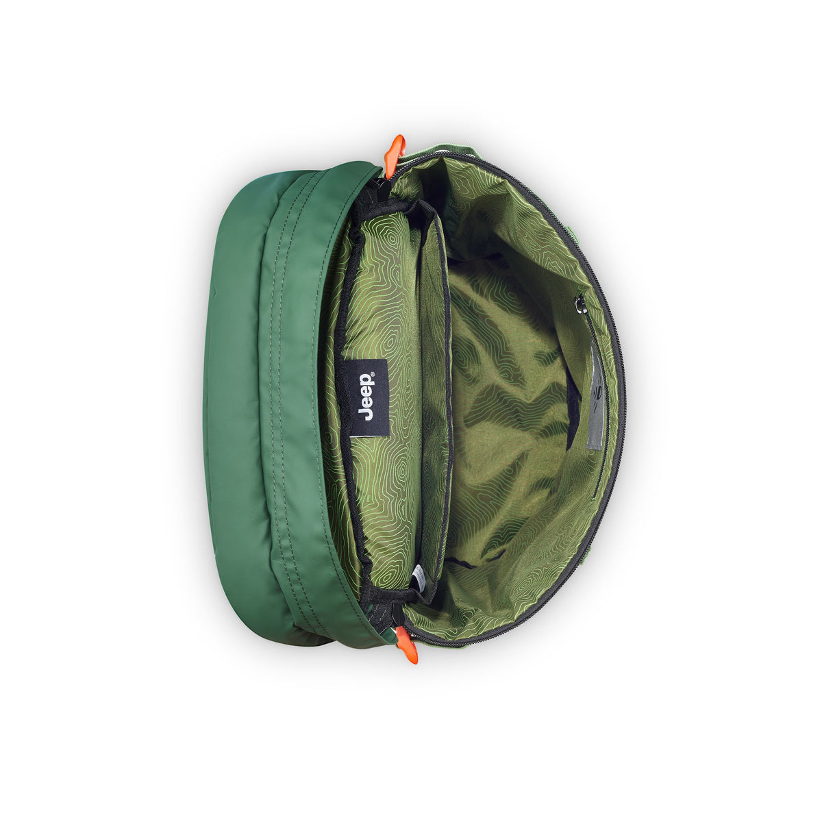 Delsey Jeep JS013C - Cylindrical Laptop Backpack - Elm Green
