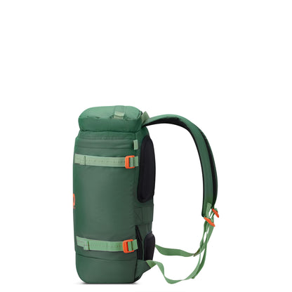 Delsey Jeep JS013C - Cylindrical Laptop Backpack - Elm Green