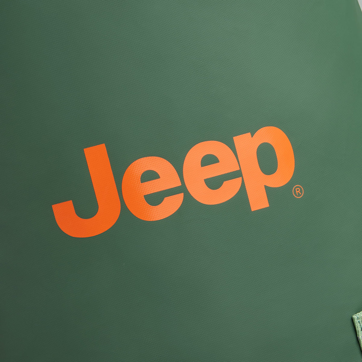 Delsey Jeep JS013C - Cylindrical Laptop Backpack - Elm Green